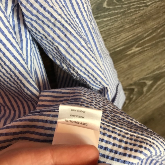 Tahari ASL Seersucker Jacket in blue & white NWT - Picture 15 of 16